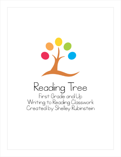 First Grade and Up Writing to Reading Classwork